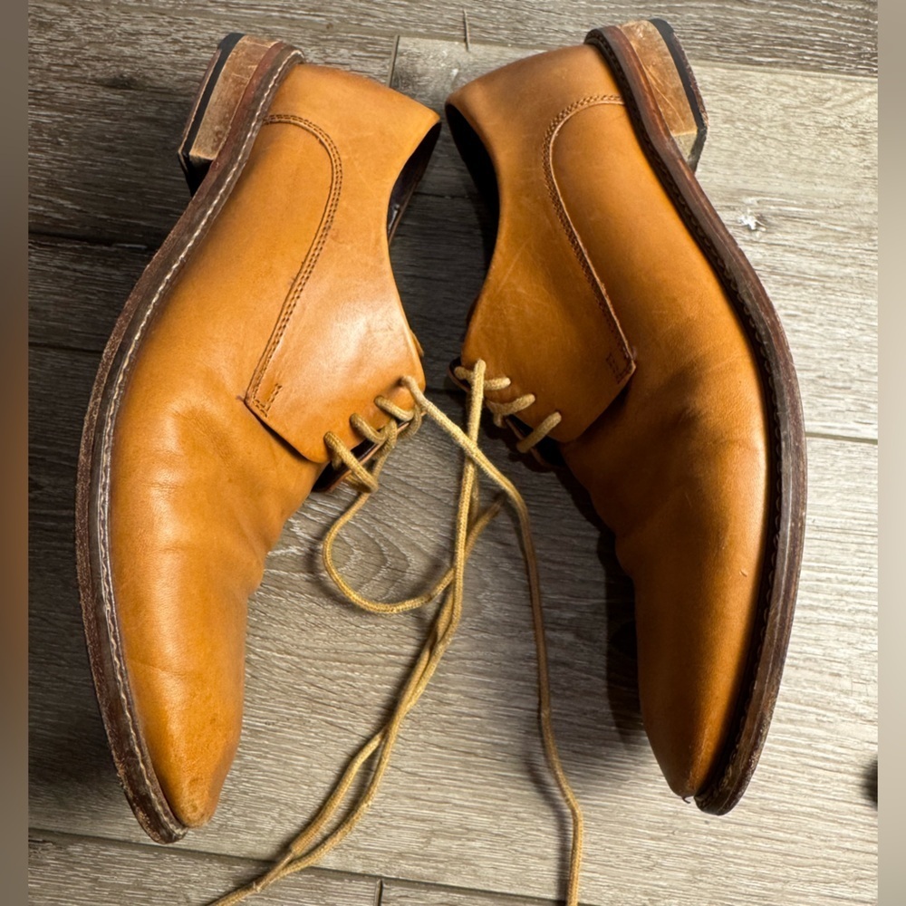 Ted Baker Irron 3 Derby shoe mens leather dress shoe honey brown - Picture 3 of 7